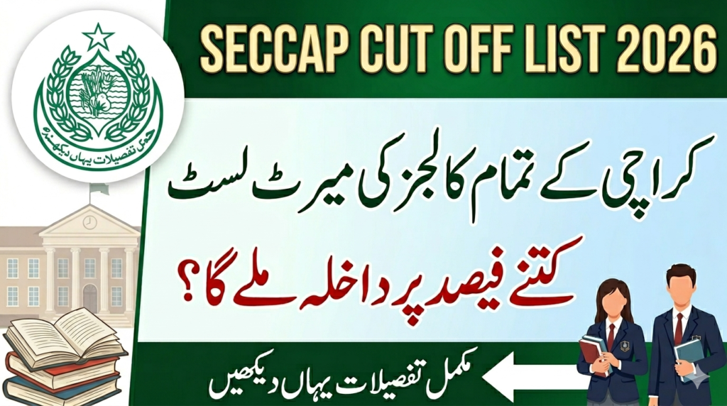 Sec Cap Form.pdf Sindh Government College Admission 2026 | SECCAP