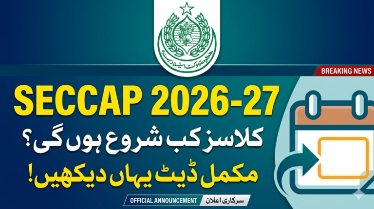 SECCAP Session 2026-27 Classes Start Date